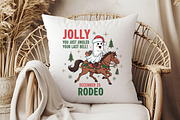 Jolly Rodeo Cowboy Christmas PNG, an Illustration by Libby Wishes (Thumbnail 6 of 6)
