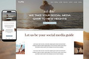 Social Media Wix Website Template, a Wix Template by Deepa Template Studio (Thumbnail 2 of 16)