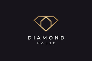 Diamond House Logo - Real Estate