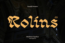 CS Rolins – Blackletter Font