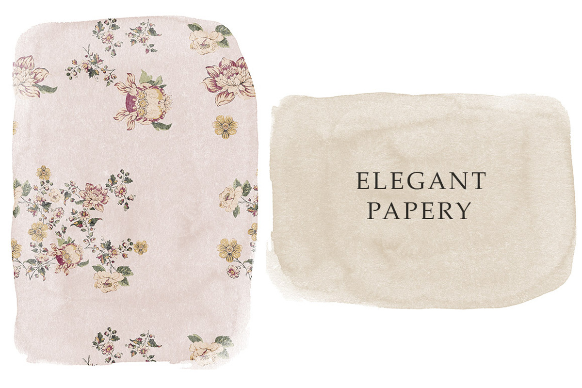 Watercolor Shapes Floral Art, a Texture Graphic by sibel dayı (Photo 5 of 10)