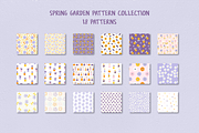 Spring Garden - Patterns and Clipart, an Illustration by Nova Studio (Thumbnail 2 of 12)