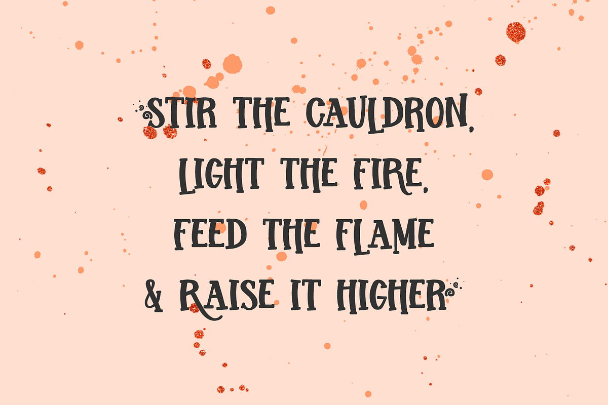 Abrakadabra Serif - A Magical Font, a Serif Font by Beck McCormick (Photo 6 of 10)