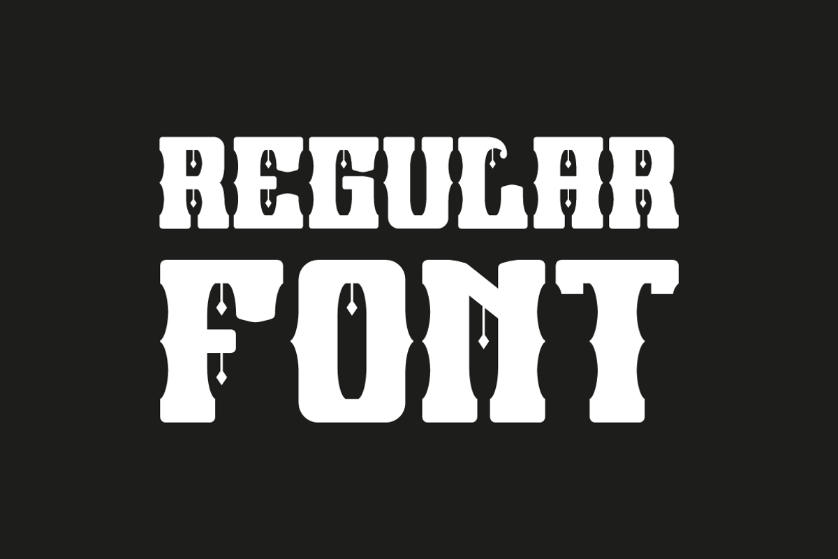Black Sponge - Gothic Font, a Blackletter Font by QR Design Studio (Photo 3 of 8)