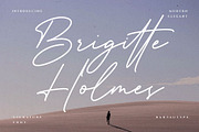 Brigitte Holmes Handwritten Font, a Handwritten Font by RantautypeStudio (Thumbnail 1 of 12)