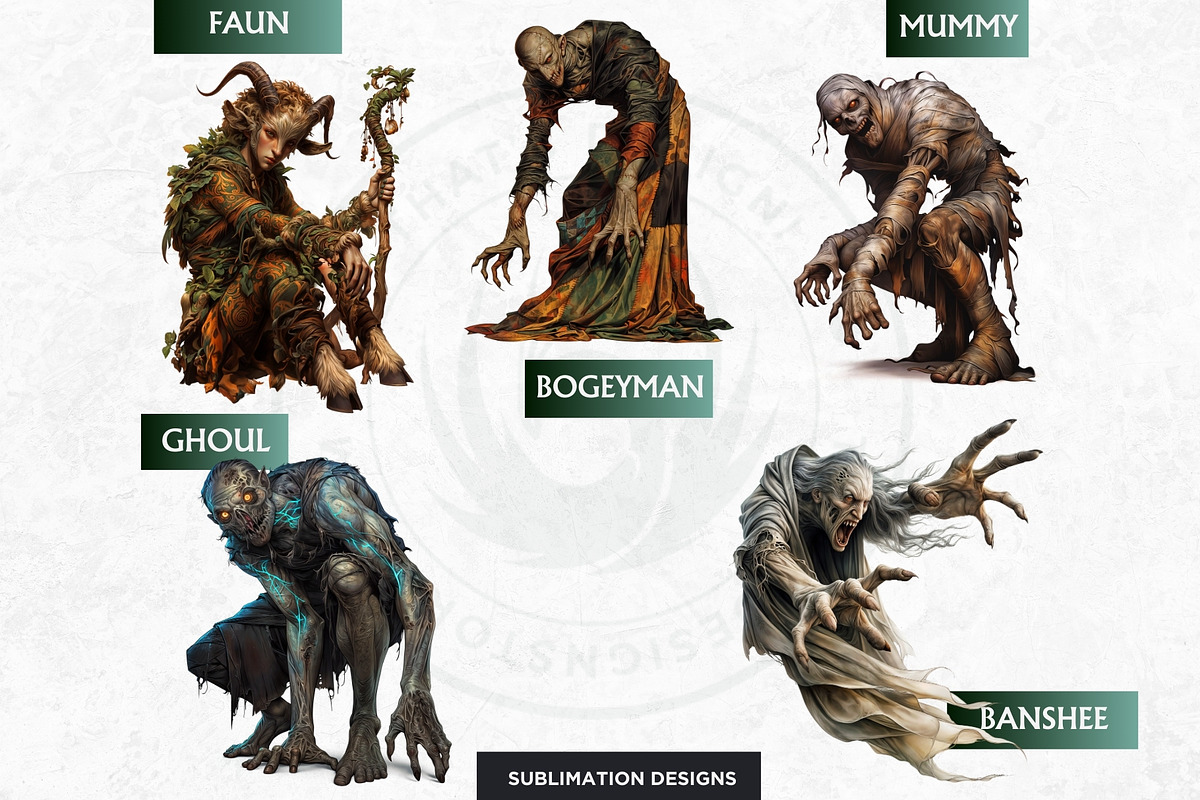 Greatest Mythological creatures, a Decorative Illustration by ThatsDesignArt (Photo 4 of 10)