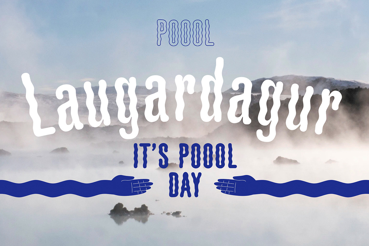 Poool | Wobbly font, a Sans Serif Font by Drawwwn (Photo 4 of 10)