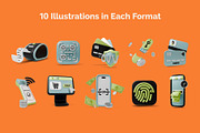 Payment Methods Concept, an Object 3D Model by 35lab (Thumbnail 2 of 6)