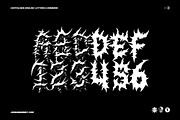 MUTILATION Font, a Font by Jordan Debney Art (Thumbnail 4 of 4)
