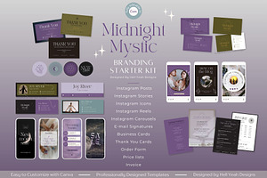 Midnight Mystic Branding Starter Kit