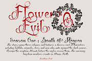 Emuthina Decorative Script, a Blackletter Font by TypeClassHeroes (Thumbnail 8 of 10)