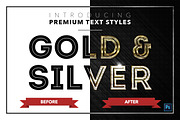 Gold & Silver #3 - 15 Text Styles, a Layer Style Add-On by Jonas Stensgaard (Thumbnail 17 of 18)
