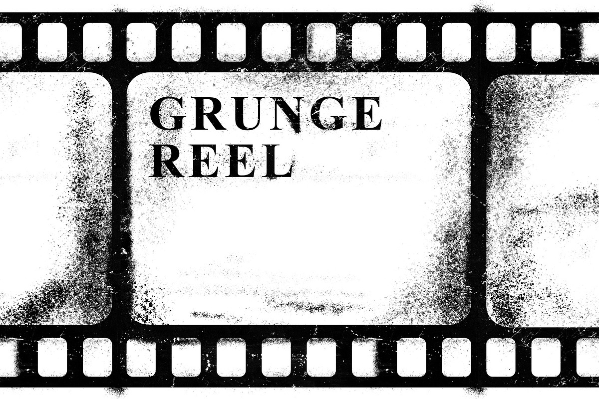 Vintage Grungy Reel Frame, a Decorative Illustration by UoaHH (Photo 1 of 2)
