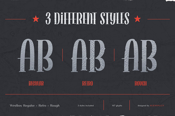 Westboy - Vintage Themed Font preview 8
