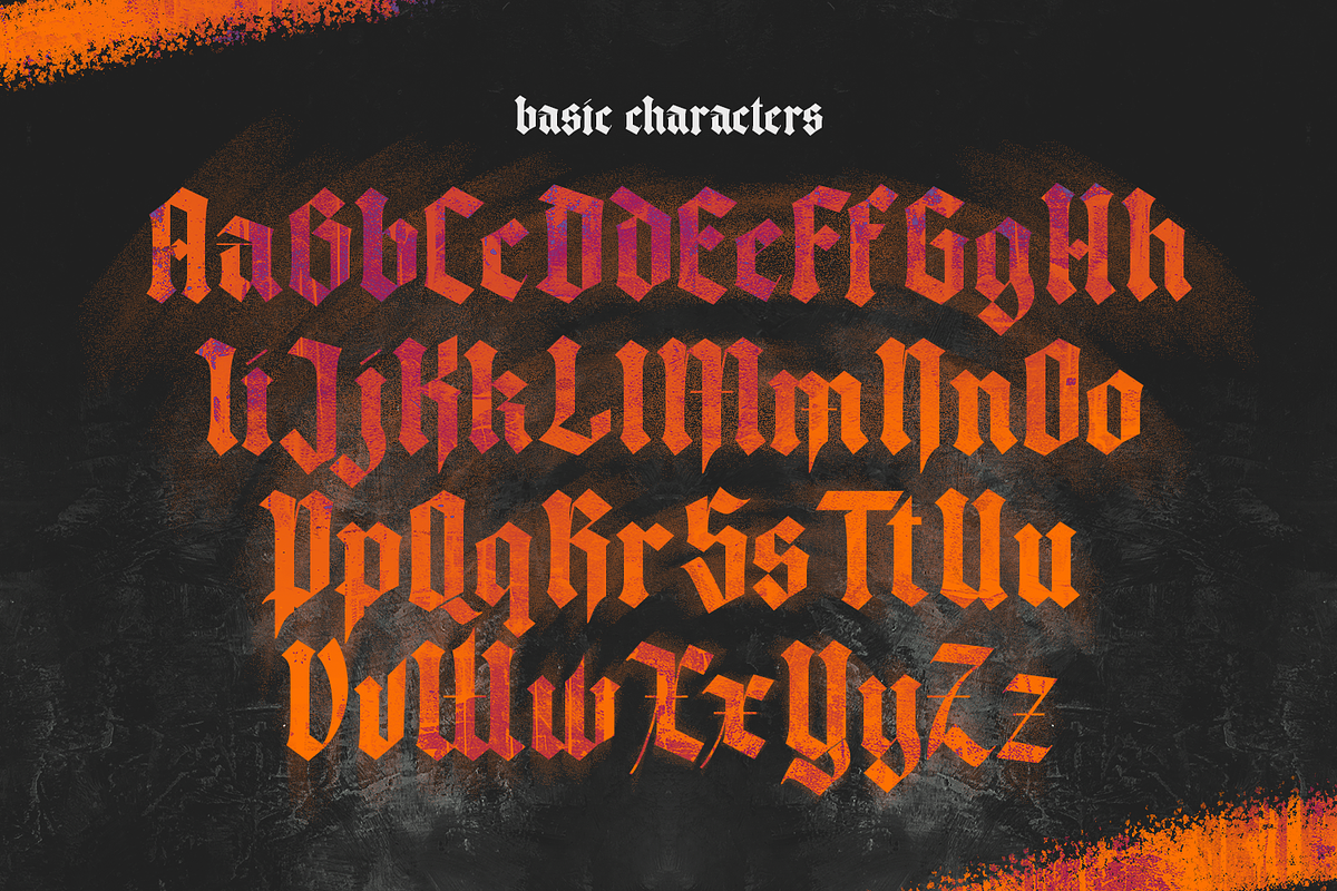 Dark Heritage – Modern Blackletter, a Blackletter Font by Almarkhatype (Photo 5 of 11)