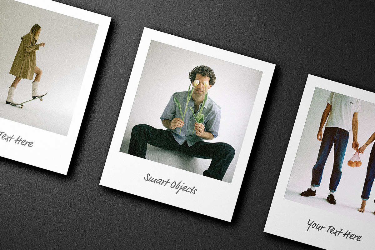 Instant Film Photos Mockup, a Pens & Pencil Mockup by Design Squad (Photo 2 of 2)