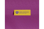Fabric label embroidery mockup, a Shirt Mockup by mockupocka (Thumbnail 11 of 16)