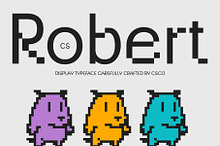CS Robert – Pixel Font