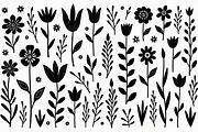 Whimsical Hand Drawn Floral Set, an Illustration by jahid234 (Thumbnail 4 of 10)