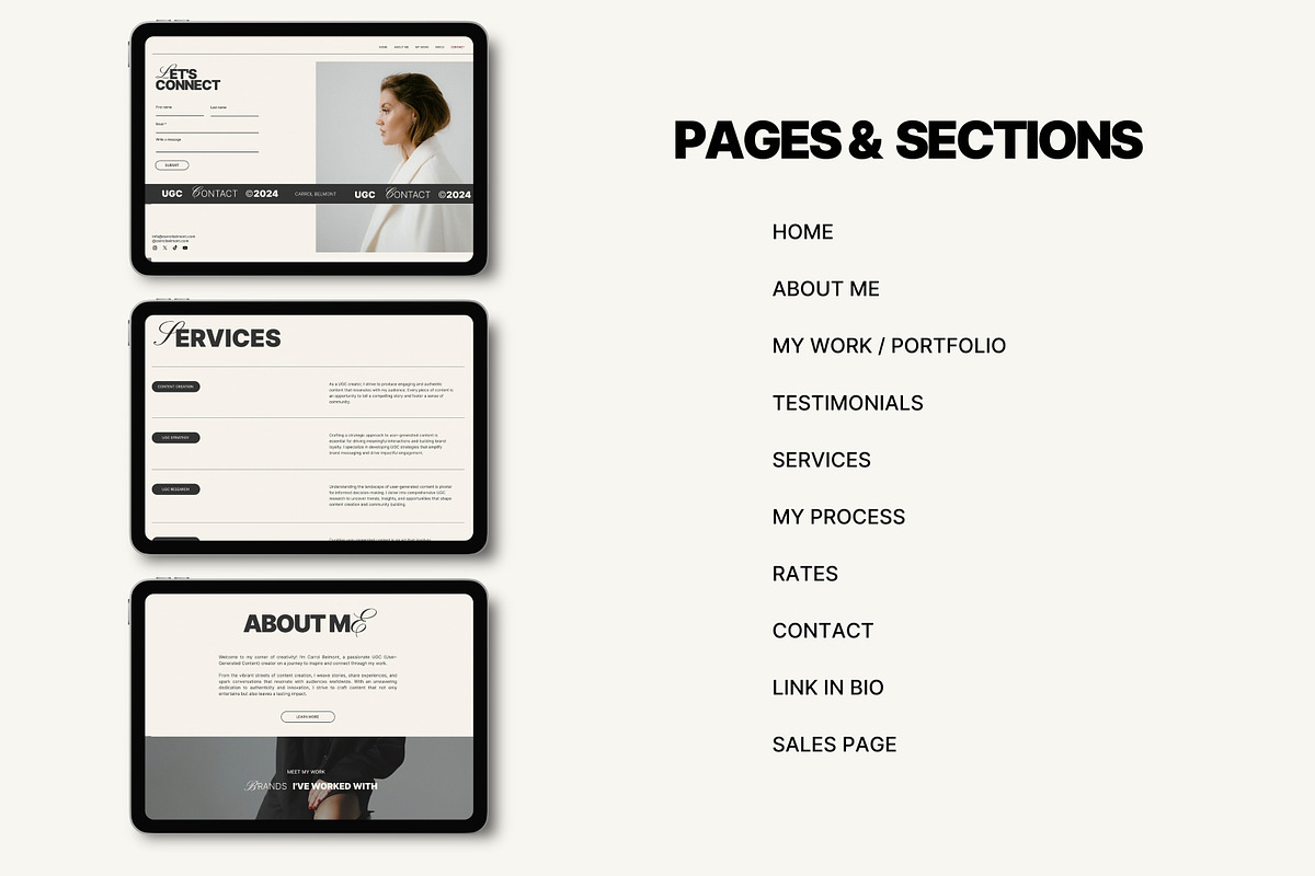 WIX Coaching UGC Website, a Wix Template by Studio Suvelle (Photo 6 of 13)