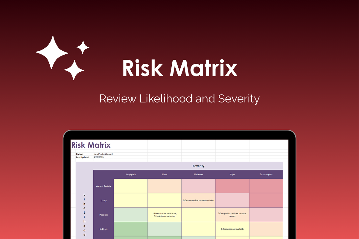 Risk Register and Risk Matrix preview 3
