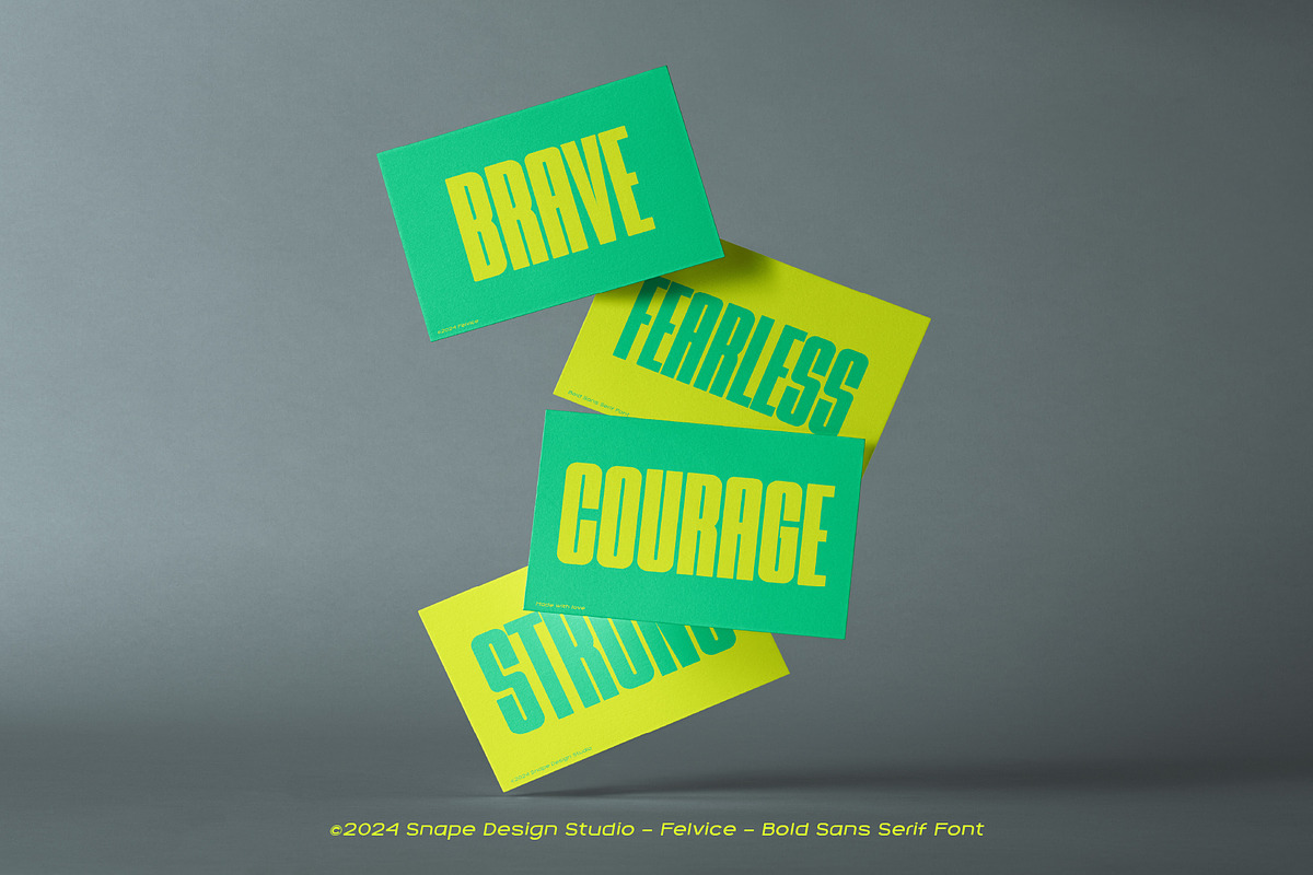 Felvice - The Bold Font, a Sans Serif Font by Snape Design Studio (Photo 10 of 12)