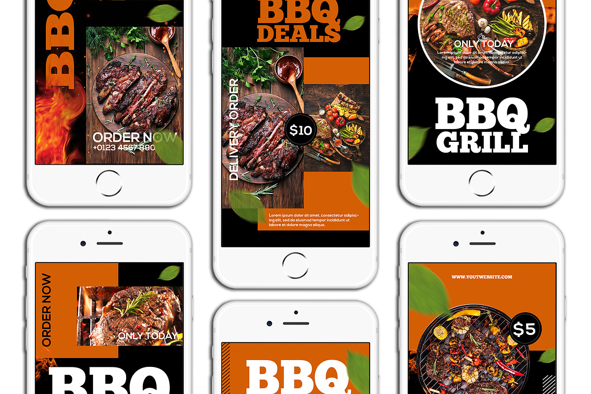 Food Instagram Story Canva Template, a Social Media Template by DreamColor (Photo 5 of 5)