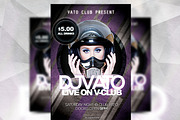 Grunge Club - Flyer Template, a Flyer Template by Flyermarket (Thumbnail 2 of 3)