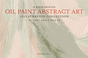 Oil paint abstract art background, a Texture Illustration by Studio Mei Design (Thumbnail 1 of 8)