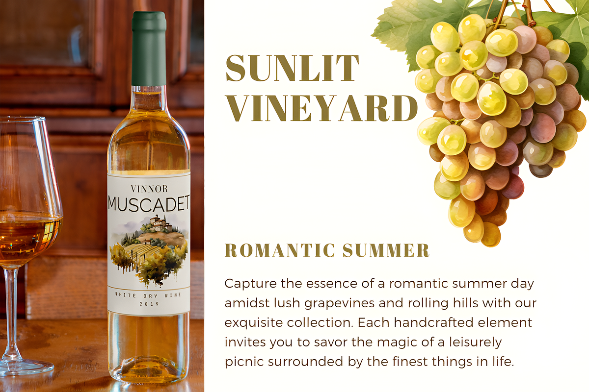 Vineyard Picnic Watercolor Clipart, a Food Illustration by foxsong (Photo 6 of 11)