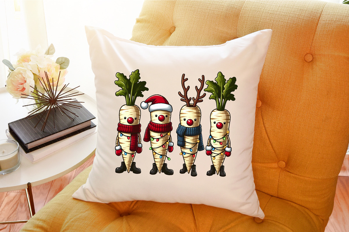 Funny Christmas Parsnips PNG, an Illustration by Sublimation Artist (Photo 9 of 9)