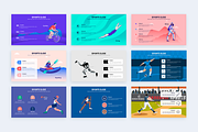 Sports Powerpoint Templates, a Presentation Template by Slidesmash (Thumbnail 2 of 4)