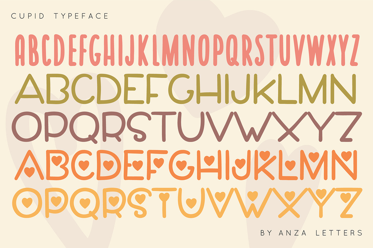 Cupid lovely font | Valentine's Day, a Script Font by Anna Zakharchenko (Photo 11 of 13)