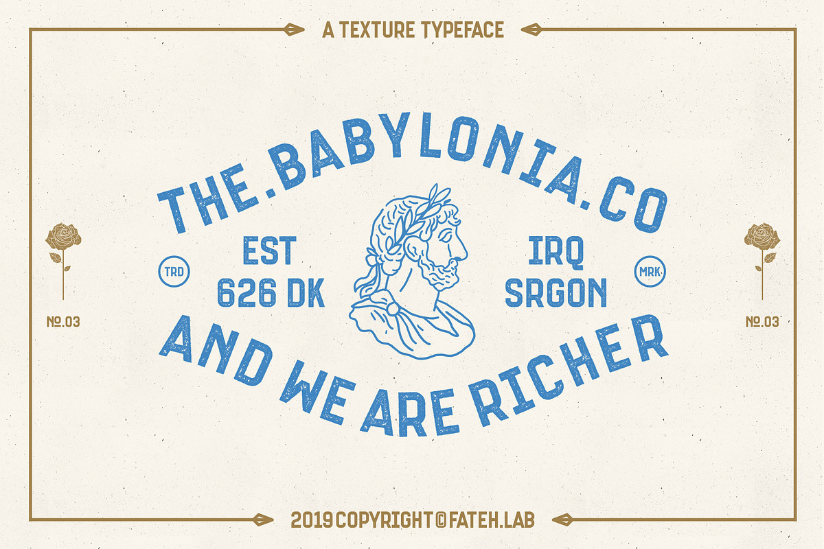 Babylonia - Vintage Font preview 5