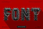 Black Punk Font, a Sans Serif Font by Handmadefont (Thumbnail 1 of 18)