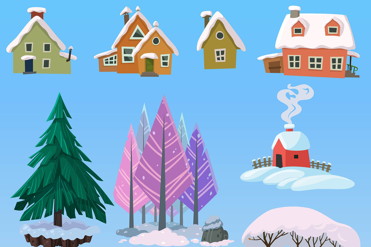 Vector winterland collection, an Animal Illustration by SHMEL_Studio (Photo 9 of 10)
