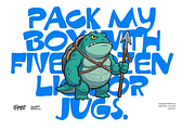 Jetoon Blobs, a Sans Serif Font by Ideal Eksis (Thumbnail 2 of 9)