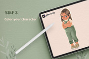 Procreate Character Design, a Brush Add-On by KsTumanova (Thumbnail 6 of 6)