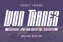 Luon Thanez Sport Sans Display Font