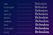 Delusion – Elegant Serif Font, a Serif Font by Basnistudio (Thumbnail 7 of 10)