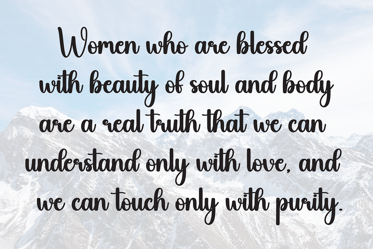Nativity | Script Font, a Handwritten Font by Scratchones (Photo 6 of 9)