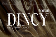 Dincy Rough, a Serif Font by Craft Supply Co. (Thumbnail 1 of 8)