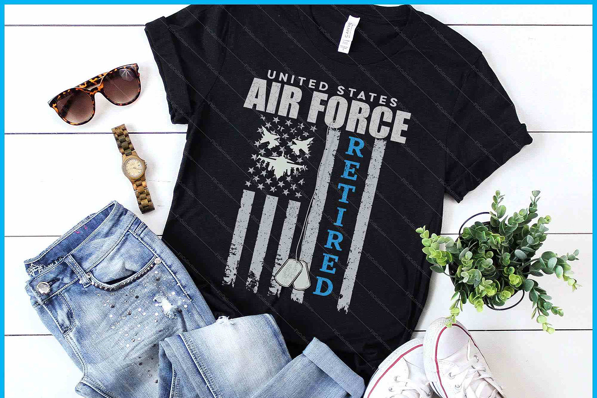 Veteran Of The USA Air Force Retired, a Graphic by Creativeusart (Photo 1 of 4)