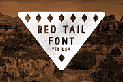 Red Tail Font, a Font by nickqtx (Thumbnail 3 of 3)