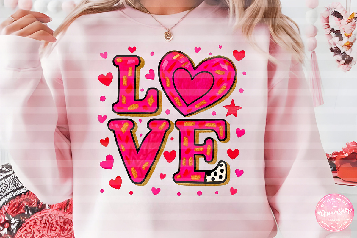 Coquette Love Valentines Day PNG, an Illustration by CreationArt (Photo 5 of 6)