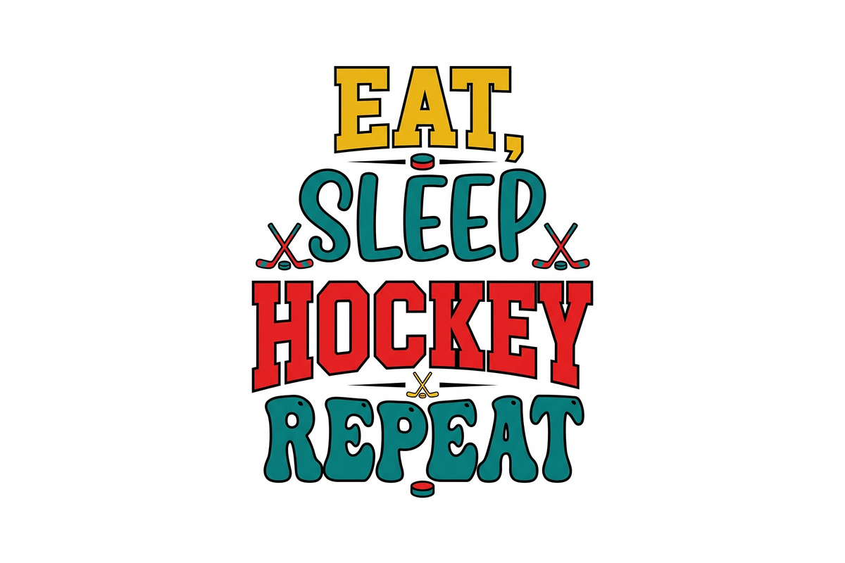 Eat, Sleep, Hockey, Repeat, an Object Graphic by balal (Photo 3 of 3)