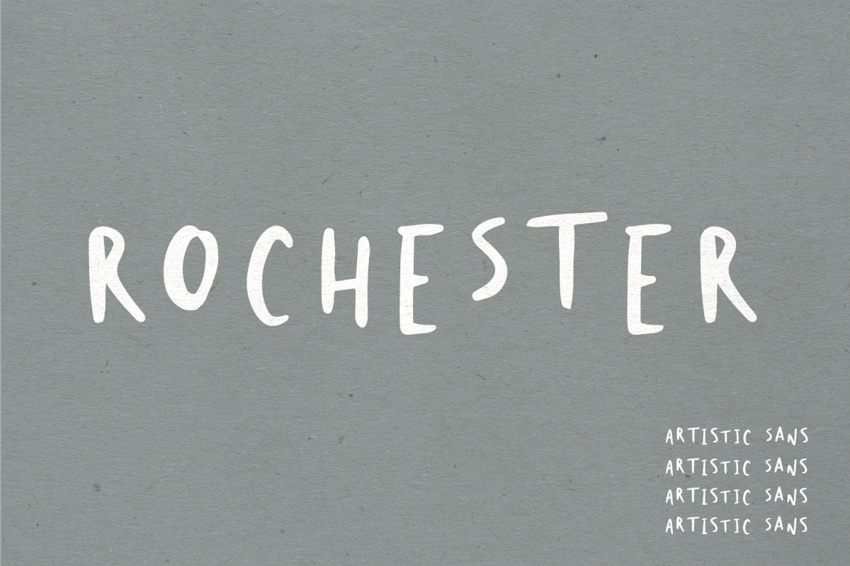 Rochester | An Abstract Font