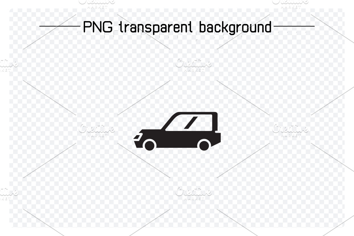 To Truck Van Pickup Car Icons Set, a Transportation Illustration by Designfour (Photo 5 of 7)