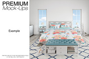 Bedding Mockups Coastal Style, a Product Mockup by mock-ups (Thumbnail 6 of 18)