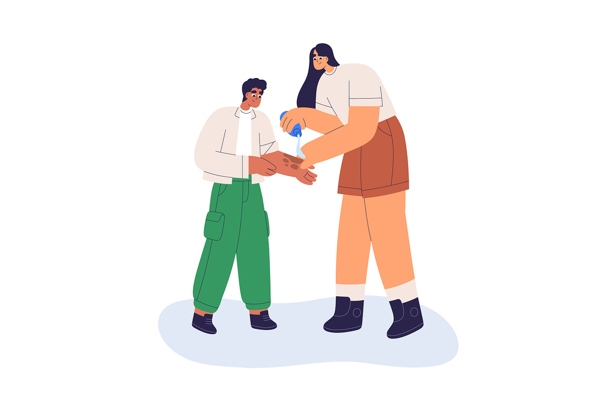 First aid, emergency concepts set, a Healthcare Illustration by Good Studio (Photo 6 of 15)